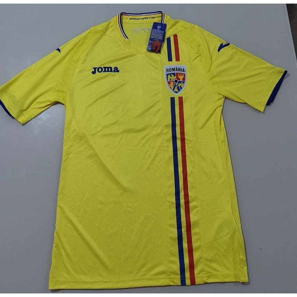 Camisa Seleção Romênia Joma Amarela Nº10