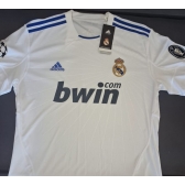 Camisa Real Madri 2010-2011 Exclusiva Champions League + Capa nylon + Cabide Adidas + patch da Liga dos Campeões da UEFA Cod.10777