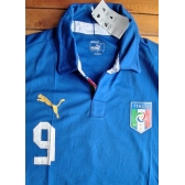 Camisa Seleção Itália Azul Puma Nº9 Balotelli