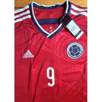 Camisa Seleção Colombia Vermelha Adidas Nº9 Falcao