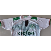 Camisa Palmeiras Adidas Branca e Verde Nº33