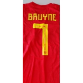 Camisa Seleção Bélgica Adidas Vermelha Nº7 Bruyne