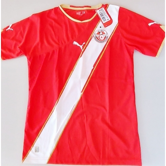 Camisa Seleção Tunisia Puma Vermelha Nº9 Akaichi