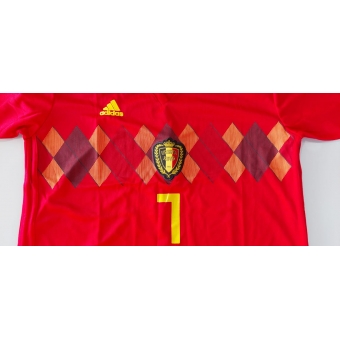 Camisa Seleção Bélgica Adidas Vermelha Nº7 Bruyne