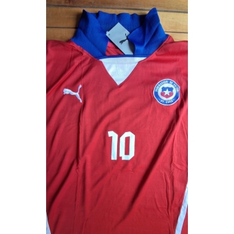 Camisa Seleção Chile Vermelha Puma Nº10