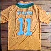 Camisa Seleção Costa do Marfim Puma Laranja Nº11 Drogba