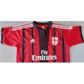 Camisa Internacional Milan Adidas Rubro-Negra Nº10 Honda
