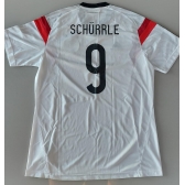 Camisa Seleção Alemanha Adidas Branca Nº9 Schurrle