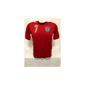 Camisa Seleção Inglaterra Adidas Vermelha Nº7 Beckham 2006