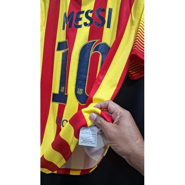 Camisa Espanha Barcelona Nike 2013/2014 Messi Cod.1468