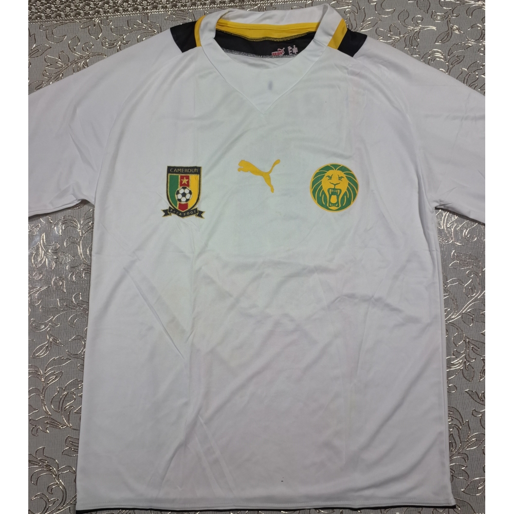 Camisa Seleção Camarões Puma Branca Nº9 Etoo
