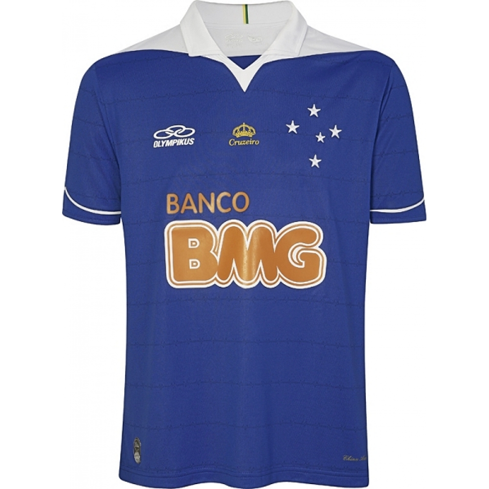 Camisa Cruzeiro 2013 nº9 Azul Olympikus Masculina