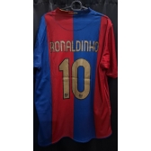 Camisa Espanha Barcelona Nike 2007/2008 Ronaldinho Cod.226