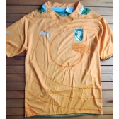 Camisa Seleção Costa do Marfim Puma Laranja Nº11 Drogba