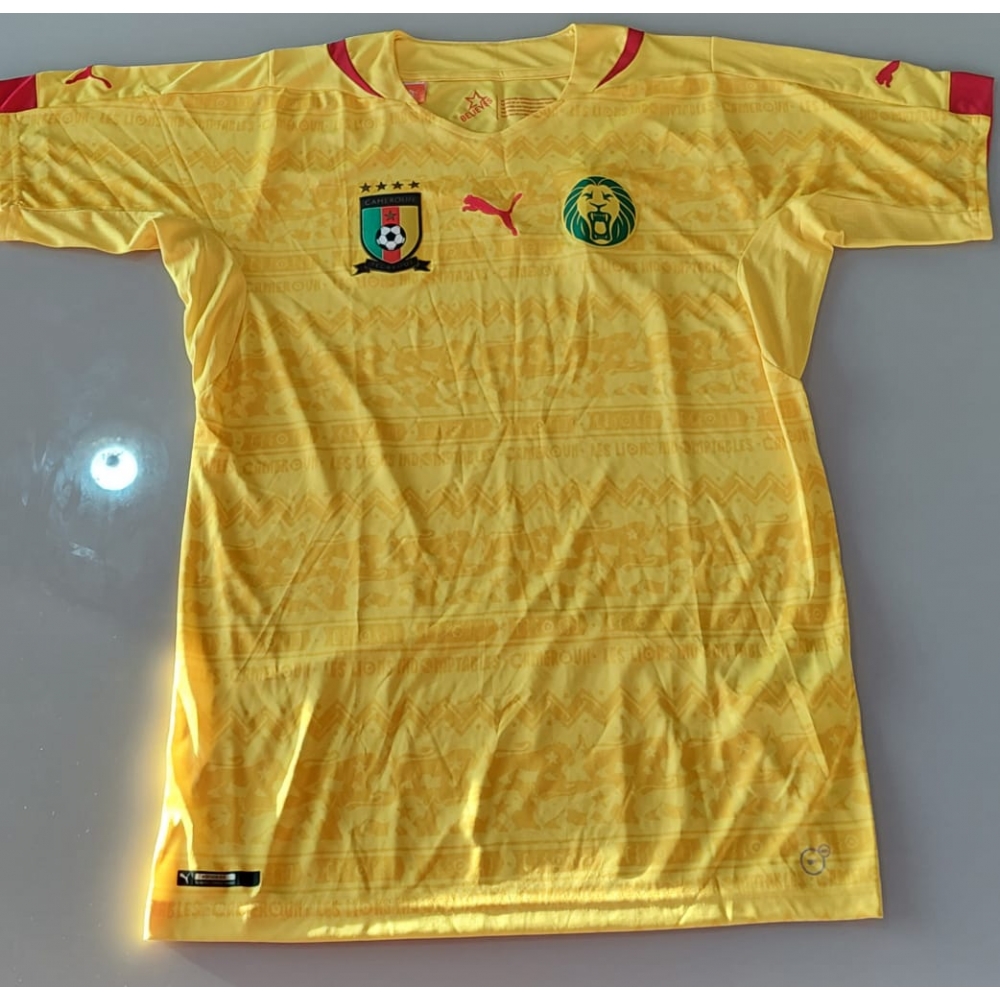 Camisa Seleção Camarões Puma Amarela