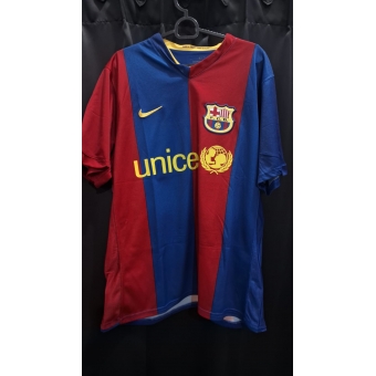 Camisa Espanha Barcelona Nike 2007/2008 Ronaldinho Cod.226