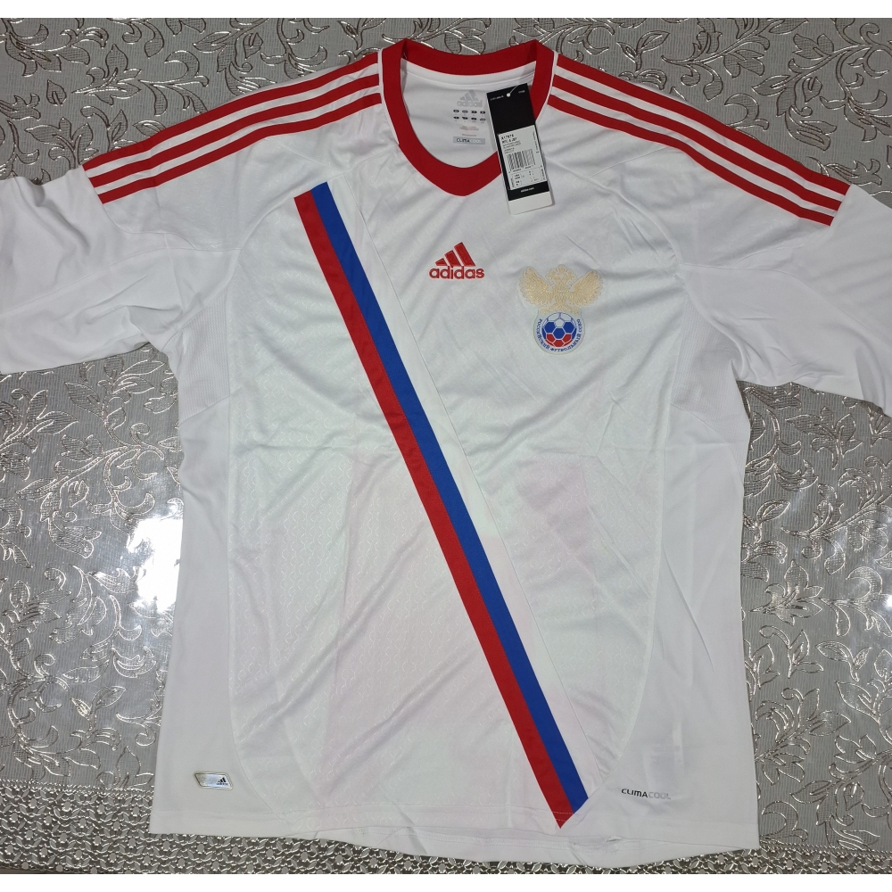 Camisa Seleção Russia Adidas Branca Nº5