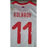 Camisa Seleção Sérvia Branca Puma Nº11 Kolarov