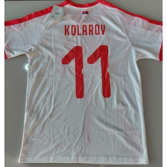Camisa Seleção Sérvia Branca Puma Nº11 Kolarov