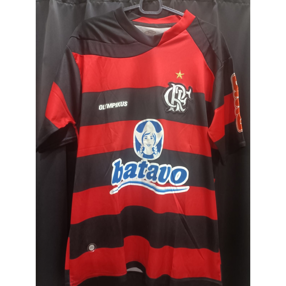 Camisa Nacional Flamengo Olympikus 2010 Nº10 Ronaldinho Cod.1189