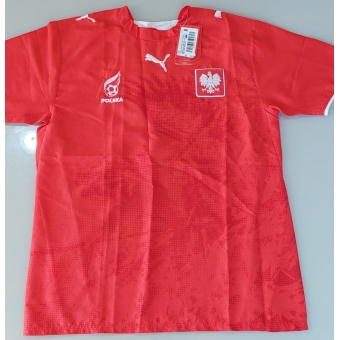 Camisa Seleção Polonia Puma Vermelha Nº9 Lewandowiski Cod.196