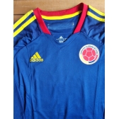 Camisa Seleção Colombia Azul Adidas Nº10 Valderrama
