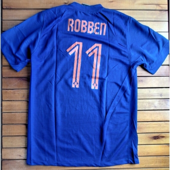 Camisa Seleção Holanda Nike Azul Nº11 Robben