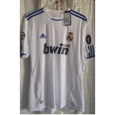 Camisa Real Madri 2010-2011 Exclusiva Champions League + Capa nylon + Cabide Adidas + patch da Liga dos Campeões da UEFA Cod.10777
