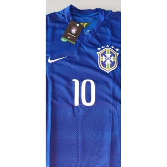 Camisa Seleção Brasil Nike Azul Nº10