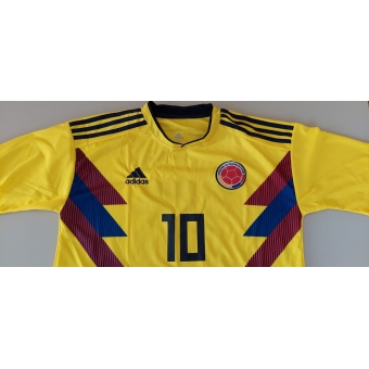 Camisa Seleção Colombia Amarela Nº10 James
