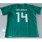 Camisa Seleção México Adidas  Verde Nº14 Chicharito