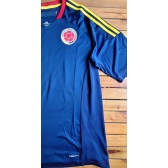 Camisa Seleção Colombia Azul Adidas Nº10 Valderrama