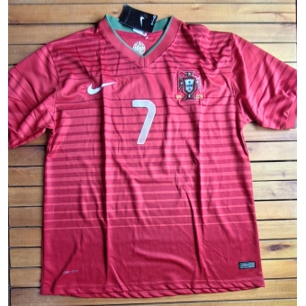 Camisa Seleção Portugal Vermelha Nike Nº7 Cristiano Ronaldo