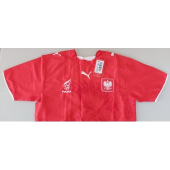 Camisa Seleção Polonia Puma Vermelha Nº9 Lewandowiski Cod.196