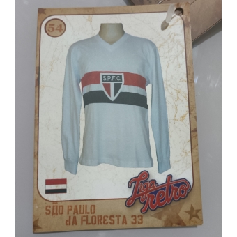 Camisa São Paulo Manga Longa Liga Retrô
