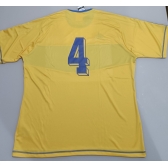 Camisa CRN Adidas Amarelo Ouro e Azul Nº4