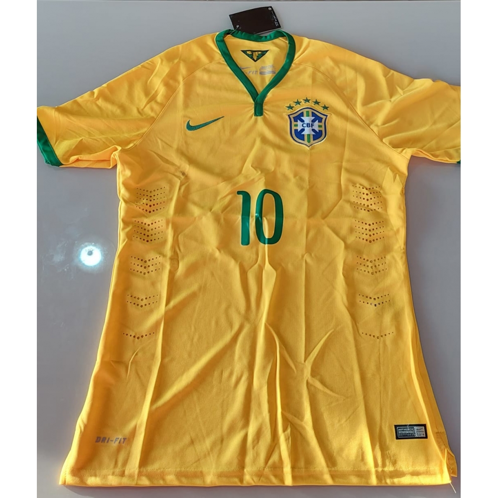 Camisa Seleção Brasil Nike Amarela Nº10 - RidSports