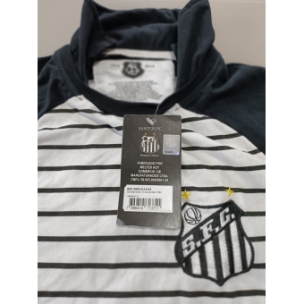 Camisa Santos Produto Oficial Manga Longa Alvinegra
