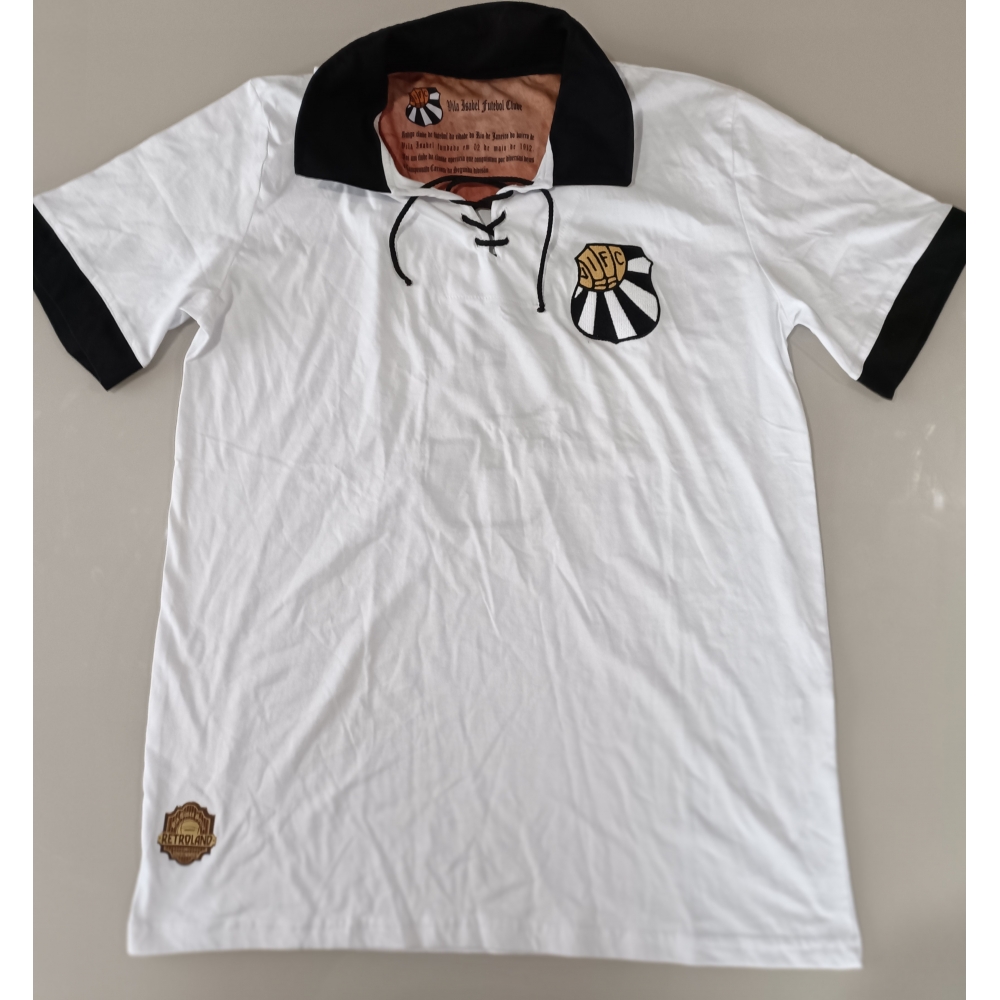 Camisa Vila Isabel Branca 9  Retroland 1912
