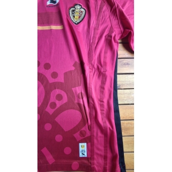 Camisa Seleção Bélgica 2014 Burrda Sport Vermelha Cod.1584